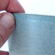 Ceramiczna miska bonsai 11,5 x 11,5 x 8 cm kolor niebieski - 2/3