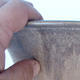 Ceramiczna miska bonsai 20,5 x 20,5 x 19 cm brązowo-beżowy kolor - 2/3