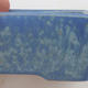 Ceramiczna miska bonsai 9,5 x 7 x 3,5 cm, kolor niebieski - II gatunek - 2/4