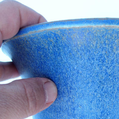 Ceramiczna miska bonsai 20 x 20 x 20,5 cm kolor niebieski - 2