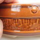Ceramiczna miska bonsai 19 x 19 x 7 cm, kolor pomarańczowy - 2/3