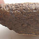 Ceramiczna miska bonsai 19 x 19 x 4 cm, kolor szary - II gatunek - 2/3