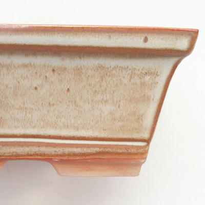 Miska Bonsai 14,5 x 12 x 7 cm, kolor brązowo-beżowy - 2