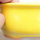 Ceramiczna miska bonsai 11,5 x 10 x 5,5 cm, kolor żółty - 2/3