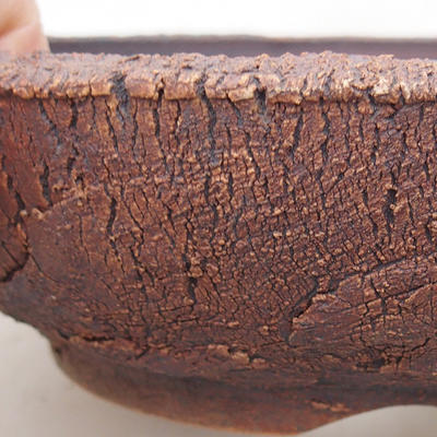 Ceramiczna miska bonsai 17 x 17 x 5 cm, kolor spękany - 2