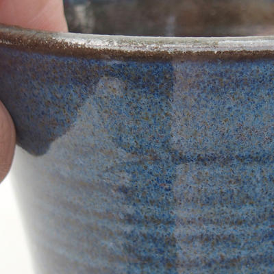 Ceramiczna miska bonsai 9,5 x 9,5 x 8 cm, kolor niebieski - 2