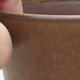 Ceramiczna miska bonsai 10 x 10 x 9,5 cm, kolor brązowy - 2/3