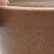 Ceramiczna miska bonsai 14,5 x 14,5 x 16 cm, kolor brązowy - 2/3