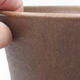 Ceramiczna miska bonsai 16 x 16 x 16 cm, kolor brązowy - 2/3