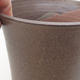 Ceramiczna miska bonsai 16 x 16 x 17 cm, kolor brązowy - 2/3