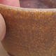 Ceramiczna miska bonsai 7,5 x 6,5 x 3,5 cm, kolor brązowy - 2/3