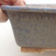 Ceramiczna miska bonsai 20,5 x 16,5 x 6,5 cm, kolor niebieski - 2/3