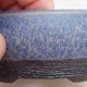 Ceramiczna miska bonsai 10 x 10 x 4 cm, kolor niebieski - 2/3