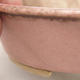 Ceramiczna miska bonsai 14 x 12 x 3,5 cm, kolor różowy - 2/3