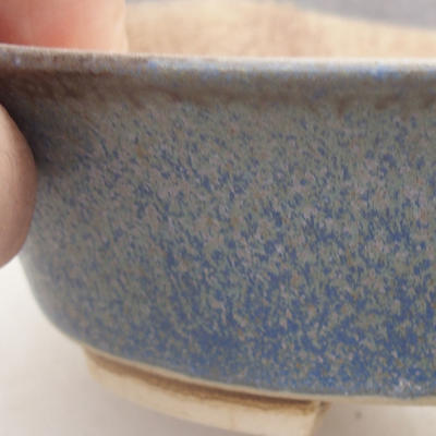 Ceramiczna miska bonsai 14 x 12 x 3,5 cm, kolor niebieski - 2
