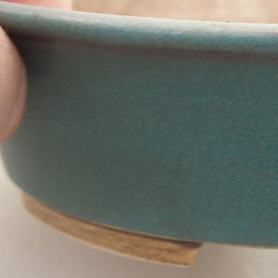 Ceramiczna miska bonsai 14 x 12 x 3,5 cm, kolor zielony - 2