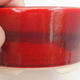 Ceramiczna miska bonsai 11 x 11 x 5,5 cm, kolor czerwony - 2/3