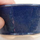 Ceramiczna miska bonsai 14,5 x 14,5 x 6 cm, kolor niebieski - 2/3