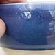 Ceramiczna miska bonsai 12,5 x 12,5 x 6 cm, kolor niebieski - 2/3