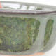 Ceramiczna miska bonsai 13,5 x 11,5 x 6 cm, kolor zielony - 2/4