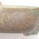 Ceramiczna miska bonsai 10,5 x 8 x 3,5 cm, kolor brązowo-zielony - 2/4