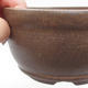 Ceramiczna miska bonsai 11 x 11 x, 6 cm, kolor brązowy - 2/4