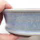 Ceramiczna miska bonsai 16 x 16 x 5 cm, kolor niebieski - 2/4
