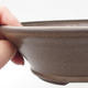 Ceramiczna miska bonsai 18 x 18 x 5,5 cm, kolor szary - 2/4