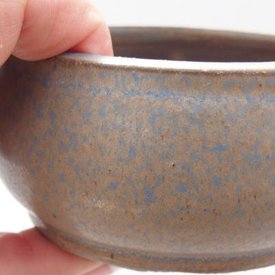 Ceramiczna miska bonsai 9 x 9 x 5 cm, kolor niebieski - 2