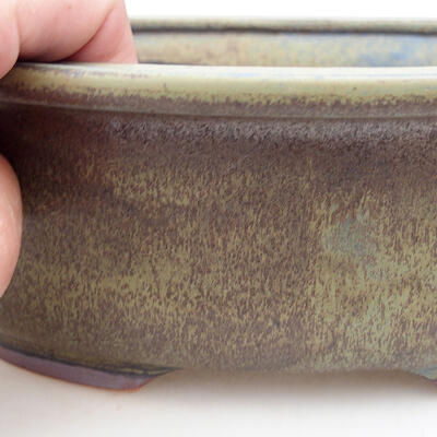 Ceramiczna miska bonsai 22 x 18 x 8 cm, kolor brązowy - 2