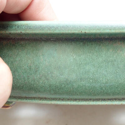 Ceramiczna miska bonsai 28,5 x 22 x 5 cm, kolor zielony - 2