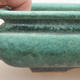 Ceramiczna miska bonsai 15 x 15 x 5,5 cm, kolor zielony - 2/4