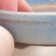 Ceramiczna miska bonsai 9 x 9 x 2,5 cm, kolor niebieski - 2/4