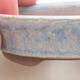 Ceramiczna miska bonsai 9 x 9 x 3 cm, kolor niebieski - 2/4