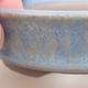Ceramiczna miska bonsai 10 x 10 x 3 cm, kolor niebieski - 2/4