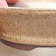 Ceramiczna miska bonsai 11,5 x 11,5 x 3 cm, kolor beżowy - 2/4