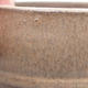 Ceramiczna miska bonsai 8,5 x 8,5 x 2,5 cm, kolor brązowy - 2/4