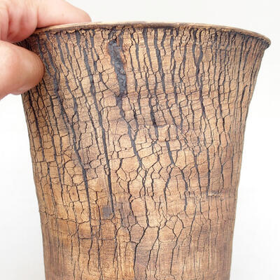 Ceramiczna miska bonsai 16 x 16 x 20 cm, kolor spękany - 2