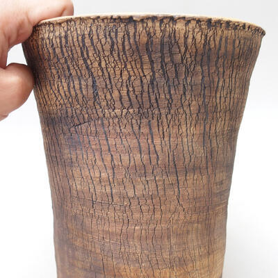 Ceramiczna miska bonsai 17 x 17 x 21 cm, kolor spękany - 2