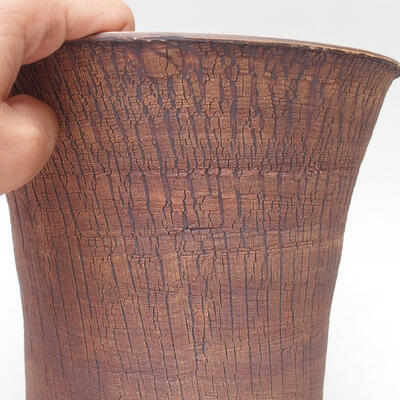 Ceramiczna miska bonsai 20,5 x 20,5 x 18 cm, kolor spękany - 2