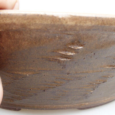 Ceramiczna miska bonsai 36,5 x 36,5 x 9,5 cm, kolor brązowy - 2