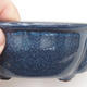 Ceramiczna miska bonsai 13 x 10 x 4,5 cm, kolor niebieski - 2/3