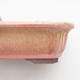 Ceramiczna miska bonsai 17,5 x 13,5 x 5 cm, kolor różowy - 2/3