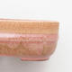 Ceramiczna miska bonsai 13,5 x 12 x 4,5 cm, kolor różowy - 2/3