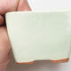 Ceramiczna miska bonsai 6,5 x 6,5 x 5 cm, kolor zielony - 2/3