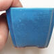 Ceramiczna miska bonsai 6,5 x 6,5 x 5,5 cm, kolor niebieski - 2/3