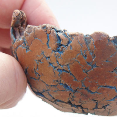 Ceramiczna skorupa 6 x 6 x 4 cm, kolor niebieski - 2