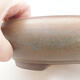 Ceramiczna miska bonsai 16 x 16 x 5,5 cm, kolor brązowo-zielony - 2/3