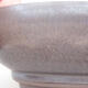 Ceramiczna miska bonsai 14 x 14 x 5 cm, kolor brązowy - 2/3