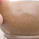 Ceramiczna miska bonsai 10,5 x 10,5 x 6 cm, kolor brązowy - 2/3